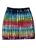 Denim side zip skirt - S