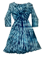 Twisted front dress - women - L